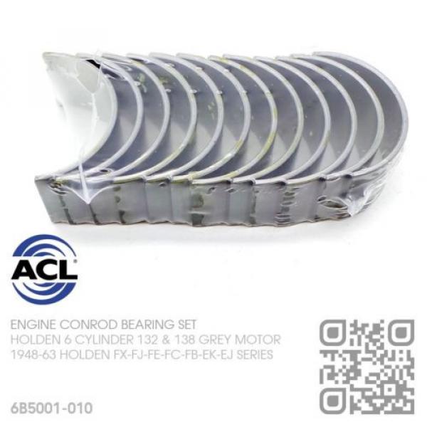 ACL CONROD BEARING SET UNDERSIZE 0.010&#034; 6 CYL 138 GREY MOTOR [HOLDEN FB-EK-EJ] #5 image