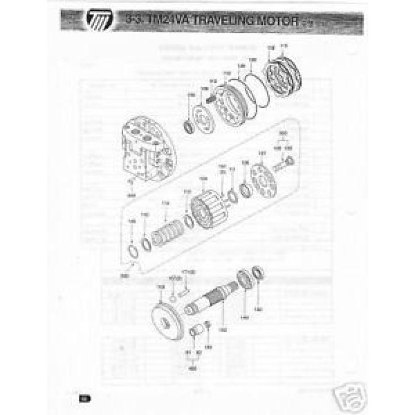 Kawasaki TM24VA Traveling Motor Bearing Roller #1 image