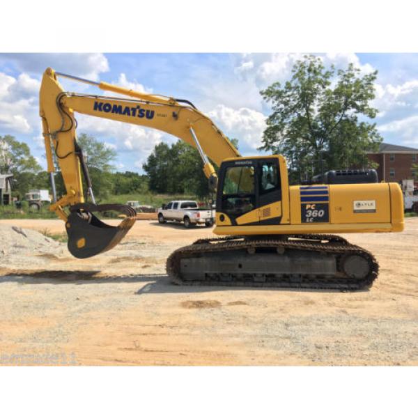 2014 Komatsu PC360LC-10 Track Excavator Full Cab Diesel Excavator Hyd Thumb #3 image