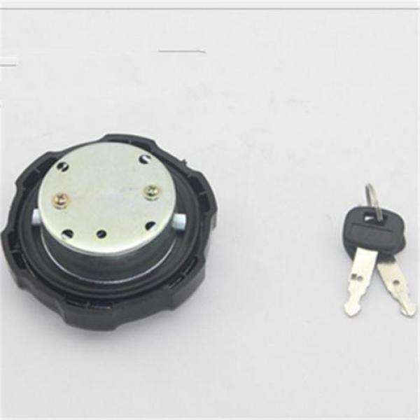 1PCS NEW Fuel Tank Cap with 2 keys for Kubota 151 161 185 Excavator #Q581 ZX #3 image