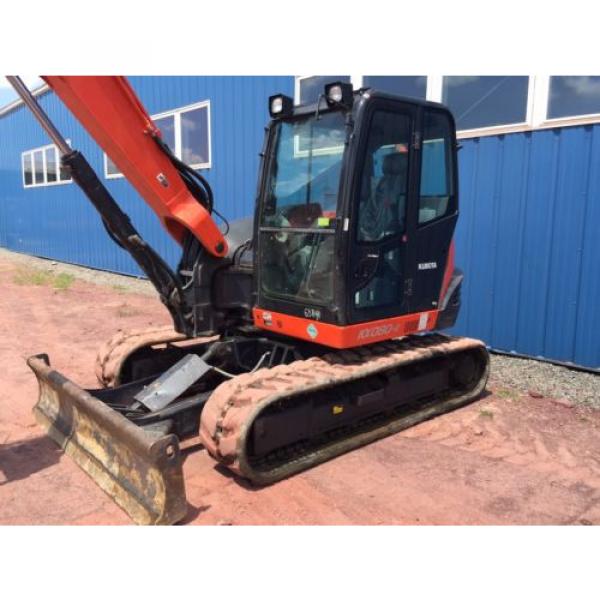 2014 Kubota KX080 Excavator Cab Heat AC Dozer Blade ONLY 1100 HOURS!!! #5 image