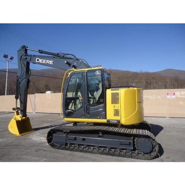 2011 JOHN DEERE 135D EXCAVATOR PLUMBED AUXILLARY HYDRAULICS THUMB AVAILABLE #1 image