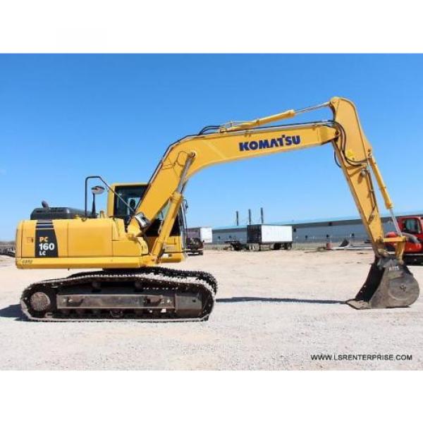 2013 KOMATSU PC160 LC-8 EXCAVATOR- EXCAVATOR- LOADER- TRACKHOE- KOMATSU- 35 PICS #2 image