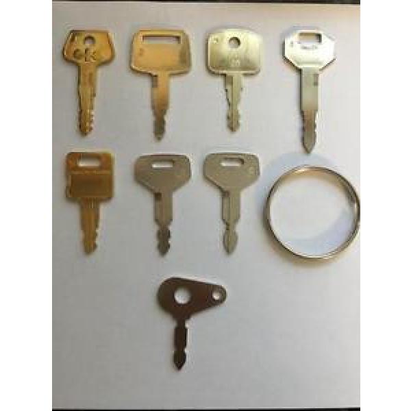 Excavator, Plant, Digger &amp; Tractor Key Set - 7 Keys - Replacement or Spare Keys #1 image