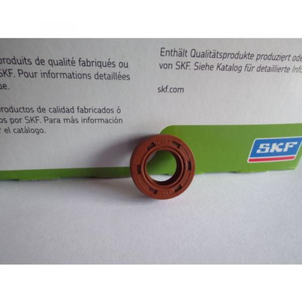 Oil Seal SKF Viton 12x22x7mm Double Lip R23/TC #1 image