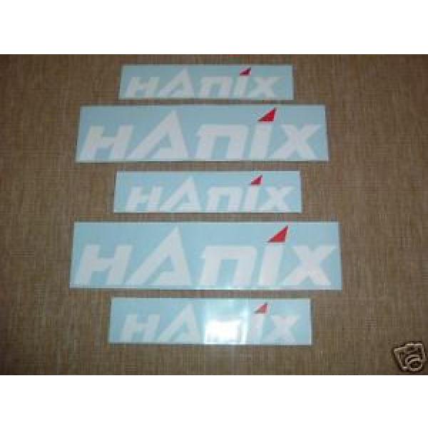 HANIX STYLE 5 PACK DECAL SET FOR MINI DIGGER EXCAVATOR #1 image