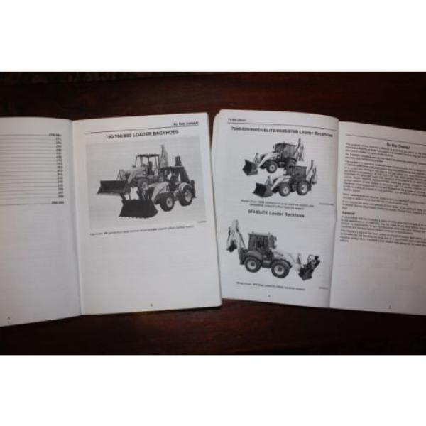 2 x TEREX 750/860/970 &amp; ELITE BACKHOE LOADER EXCAVATOR OPERATOR MANUALS. DIGGER #4 image