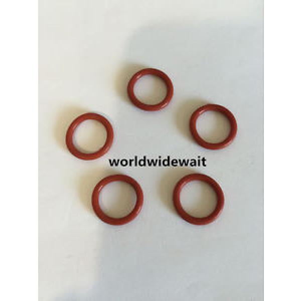 5 Pieces 52mm OD 3.5mm Thick Red Silicone O Rings Oil Seals Gaskets #1 image