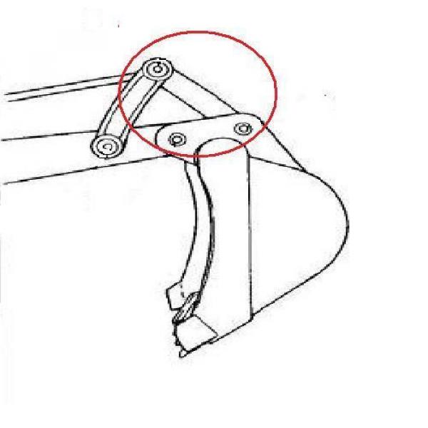 TIPPING LINKS KUBOTA KX36-3 KX41-3 U15-3 U17-3  MINI DIGGER EXCAVATOR #2 image