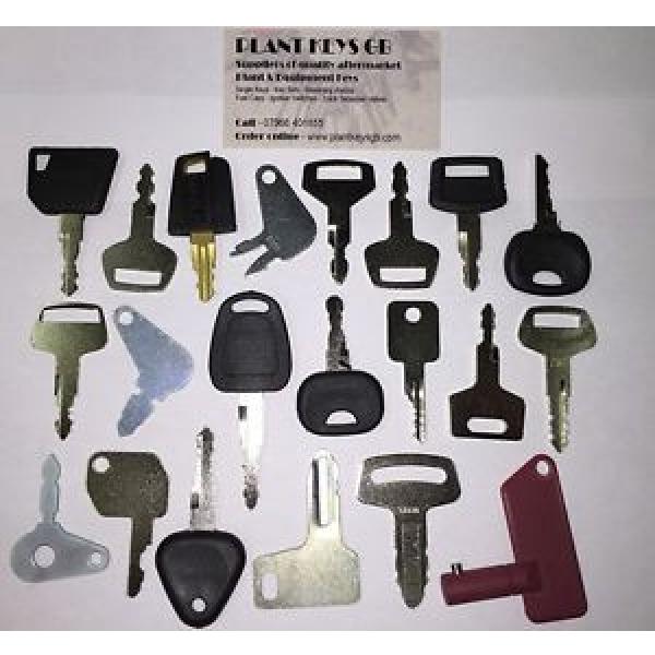 PLANT / DIGGER / EXCAVATOR KEYS - PRICE INCLUDES VAT - FREE UK POST! #1 image