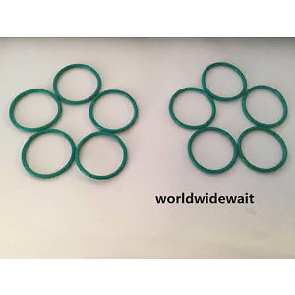 10Pcs Green Viton O Ring Oil Seal Gaskets 22/23/24/25/26/27/28/29mm OD x 2.4mm #1 image