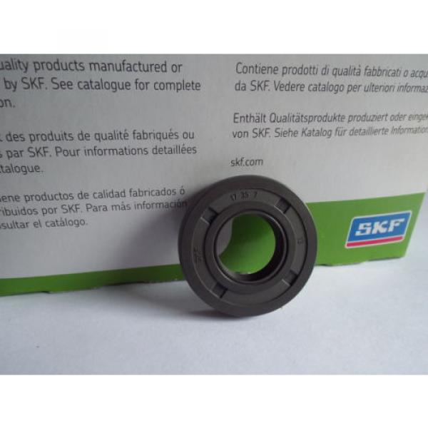 Oil Seal SKF 17x35x7mm Double Lip R23/TC #1 image