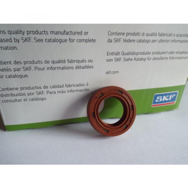 Oil Seal SKF Viton 18x30x7mm Double Lip R23/TC #1 image