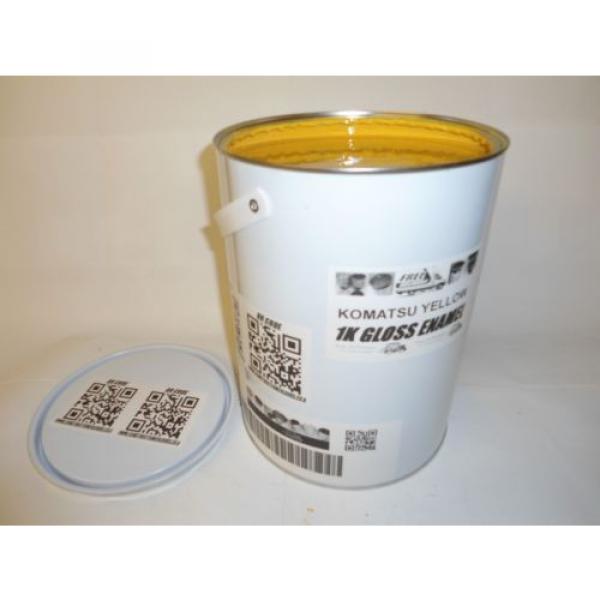 Komatsu Excavator Dozer Yellow Gloss paint 5 Litre #3 image