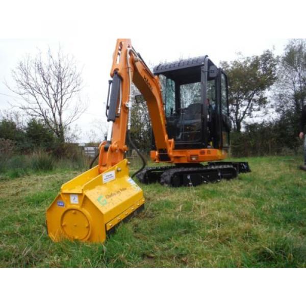 New mini excavator flail head digger hedge cutter. fits 0.9-3T diggers. #2 image