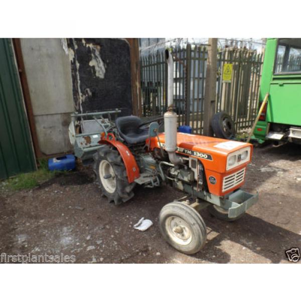 Yanmar YM1300 2WD COMPACT TRACTOR C/W ROTOVATOR Price Inc VAT #1 image