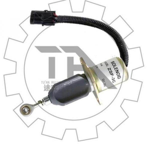 FOR Cummins/Kubota super mini 4HP Engine Shutoff Stop solenoid 3931196 24V #2 image