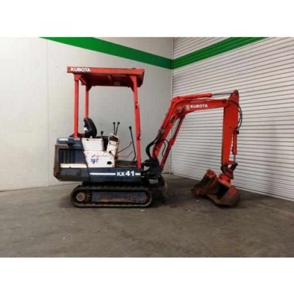 Kubota KX41 1.6t Rubber Tracked Mini Excavator s/n -370 #5 image