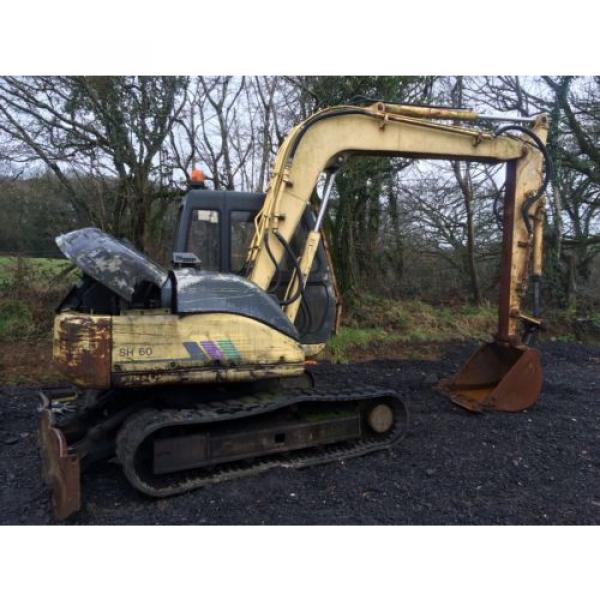 Sumitomo SH60 JCB Js70 Digger Excavator Dismantling !!! hydraulic Pump !!! #1 image