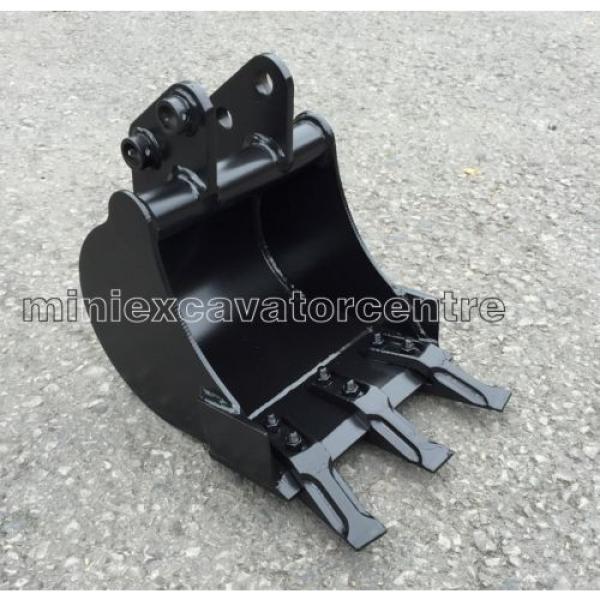 12&#034; MINI DIGGER / EXCAVATOR BUCKET FOR JCB MICRO / JCB 8008 (LUG TYPE HANGER) #1 image