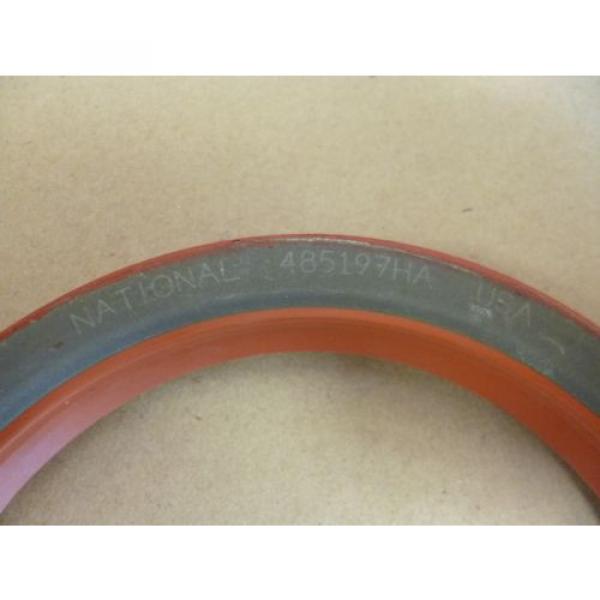 NATIONAL OIL SEAL 485197HA , 4-5/16&#034; ID X 5-1/2&#034; OD X 9/16&#034; W , HIGH HEAT VITON #2 image