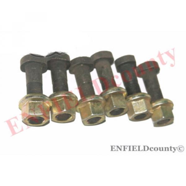 BRAND NEW 6 UNITS JCB 3CX EXCAVATOR FRONT WHEEL NUT BOLT KIT #3 image