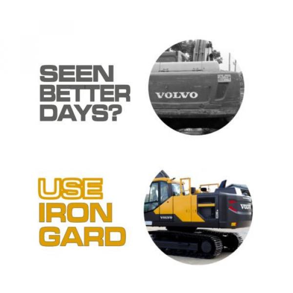 6x IRON GARD Spray Paint VOLVO YELLOW Excavator Dozer Loader Bucket Attachment #4 image