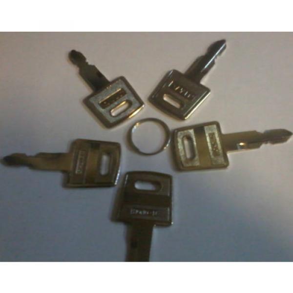 5 pack kobelco k250 keys fits most Excavator Grader Dozer kobelco parts farm #1 image