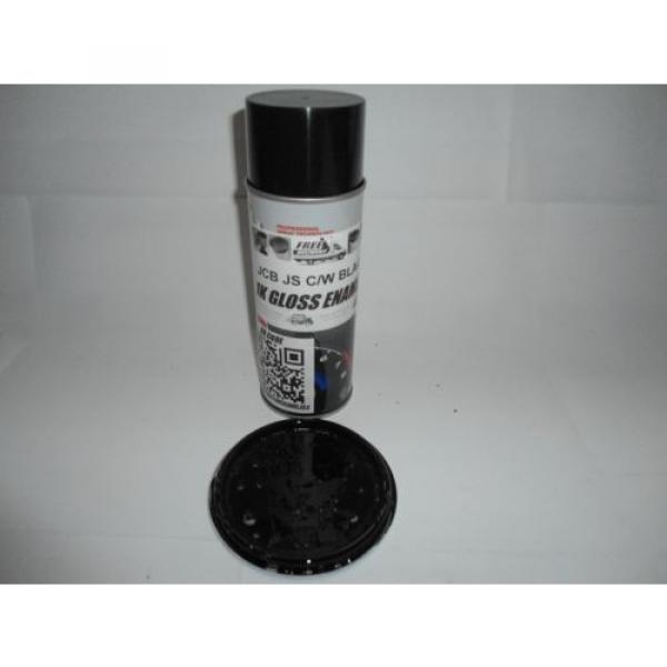 JCB JS Excavator Counterweight Black paint 400ml Aerosol #2 image