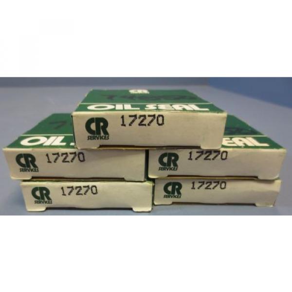Lot of 5 Chicago Rawhide CR Oil Seals Model 17270 #1 image