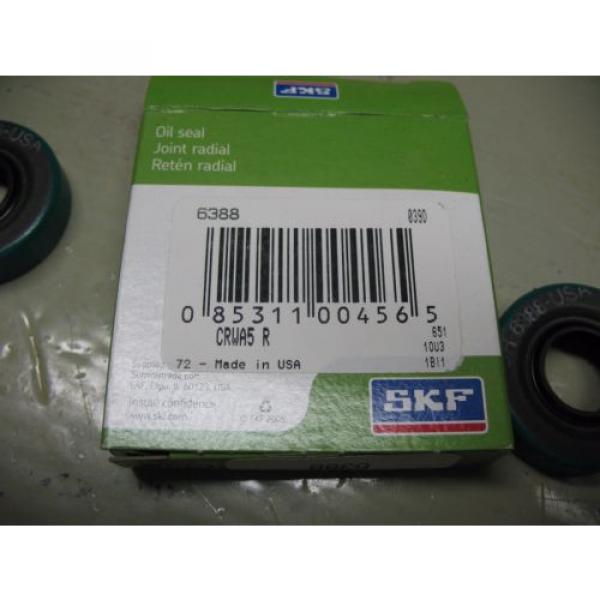 SKF OIL SEALS (2)  6388   MIB #2 image