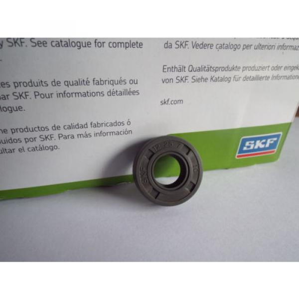 Oil Seal SKF 12x25x7mm Double Lip R23/TC #1 image