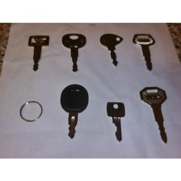 Excavator, Plant, Digger &amp; Tractor Key Set - 7 Keys - Replacement Keys - Spare #3 image