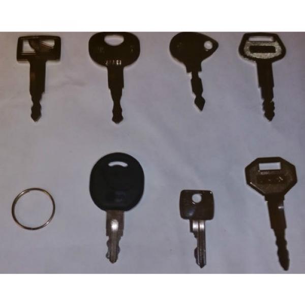 Excavator, Plant, Digger &amp; Tractor Key Set - 7 Keys - Replacement Keys - Spare #4 image