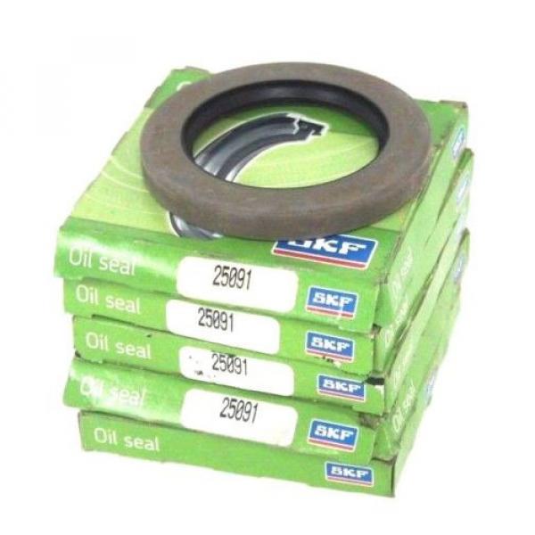 LOT OF 6 NIB SKF 25091 OIL SEALS #1 image