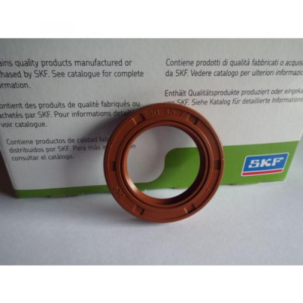 Oil Seal SKF Viton 30x45x7mm Double Lip R23/TC #1 image