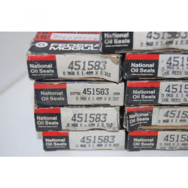 (14) NIB National 451583 Oil Seals #2 image