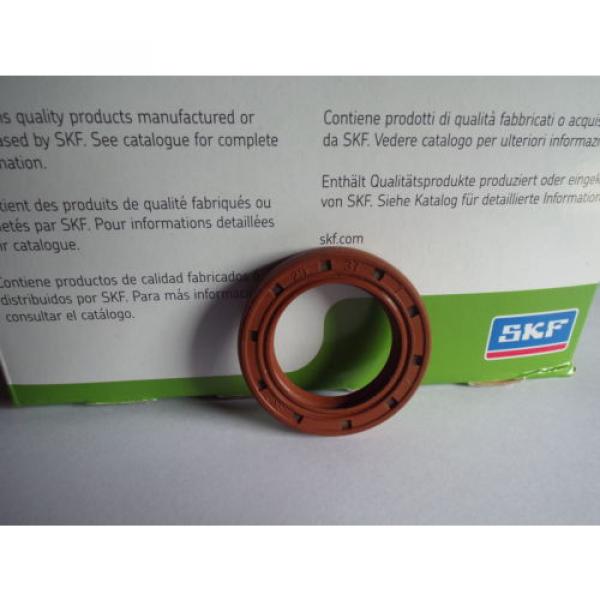 Oil Seal SKF Viton 25x37x7mm Double Lip R23/TC #1 image