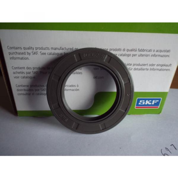 Oil Seal SKF 40x62x8mm Double Lip R23/TC #1 image