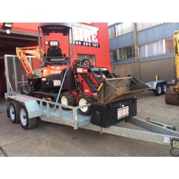 TIGHT ACCESS MINI EXCAVATOR + DINGO DRY HIRE - 3 BUCKETS, 4IN1 &amp; TRAILER #2 image