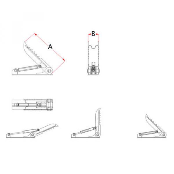 Hydraulic Thumb Attachment Digger Excavator #4 image