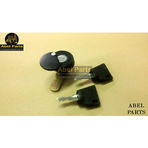 JCB PARTS LOCK BARREL ASSY FOR FRONT GRILL WITH 2 KEYS FITS VARIOUS JCB MACHINES #1 image