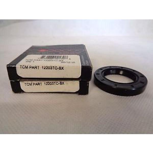 NEW LOT OF 2 TCM 12203TC-BX OIL SEAL #1 image