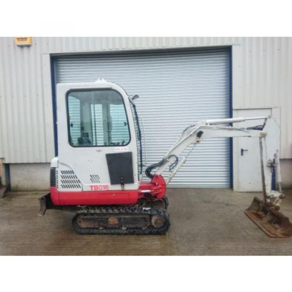 Takeuchi TB016 1.6T Cabbed Mini Digger/Excavator Expanding Tracks (Price + Vat) #3 image