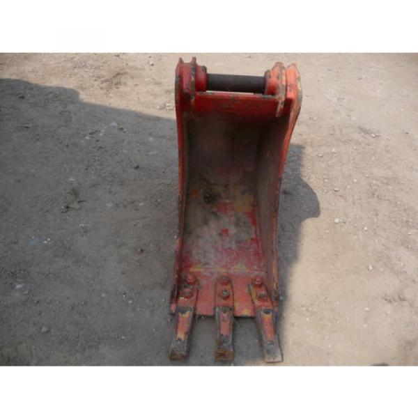 Excavator digger trench narrow digging bucket 10&#034; wide, on 40mm pins, Inc Vat #3 image