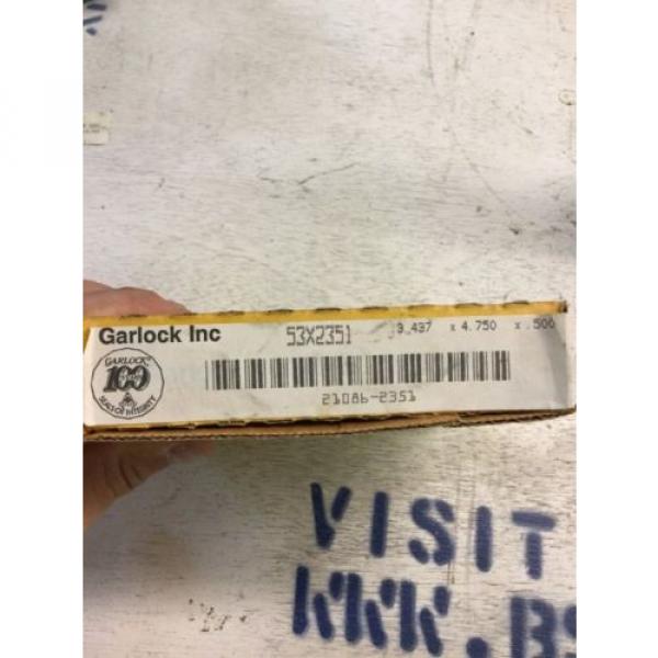 Garlock Klozure Oil Seals Model: 53x2351, New! #2 image