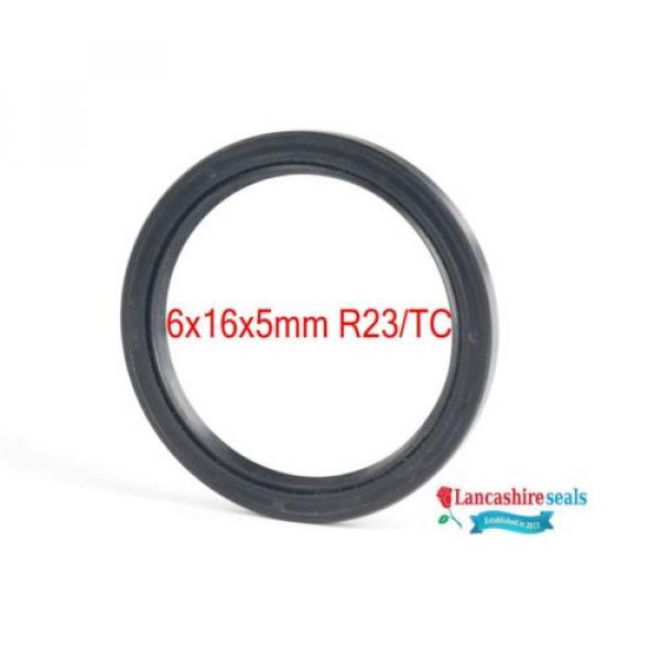 Oil Seal Nitrile 6x16x5mm R23/TC Double Lip Multi Pack #1 image