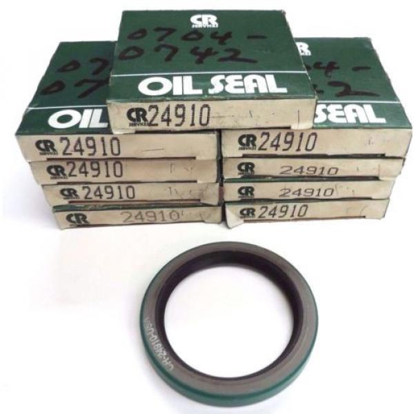 LOT OF 9 NIB CHICAGO RAWHIDE 24910 OIL SEALS 2.5X3.251X.438INCH SINGLE LIP #1 image