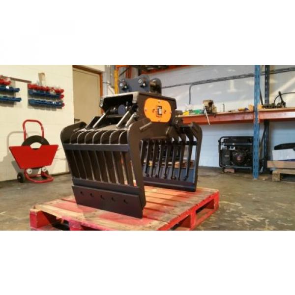 &#039;Hardlife&#039; Hydraulic Excavator / Digger Selector Grapple / Grab 4-5 Ton SG040 #3 image