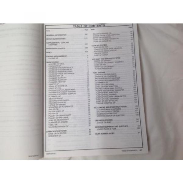 CAT 3306 PARTS MANUAL EXCAVATOR, ENGINE BOOK (INCL £9.16 VAT) #3 image